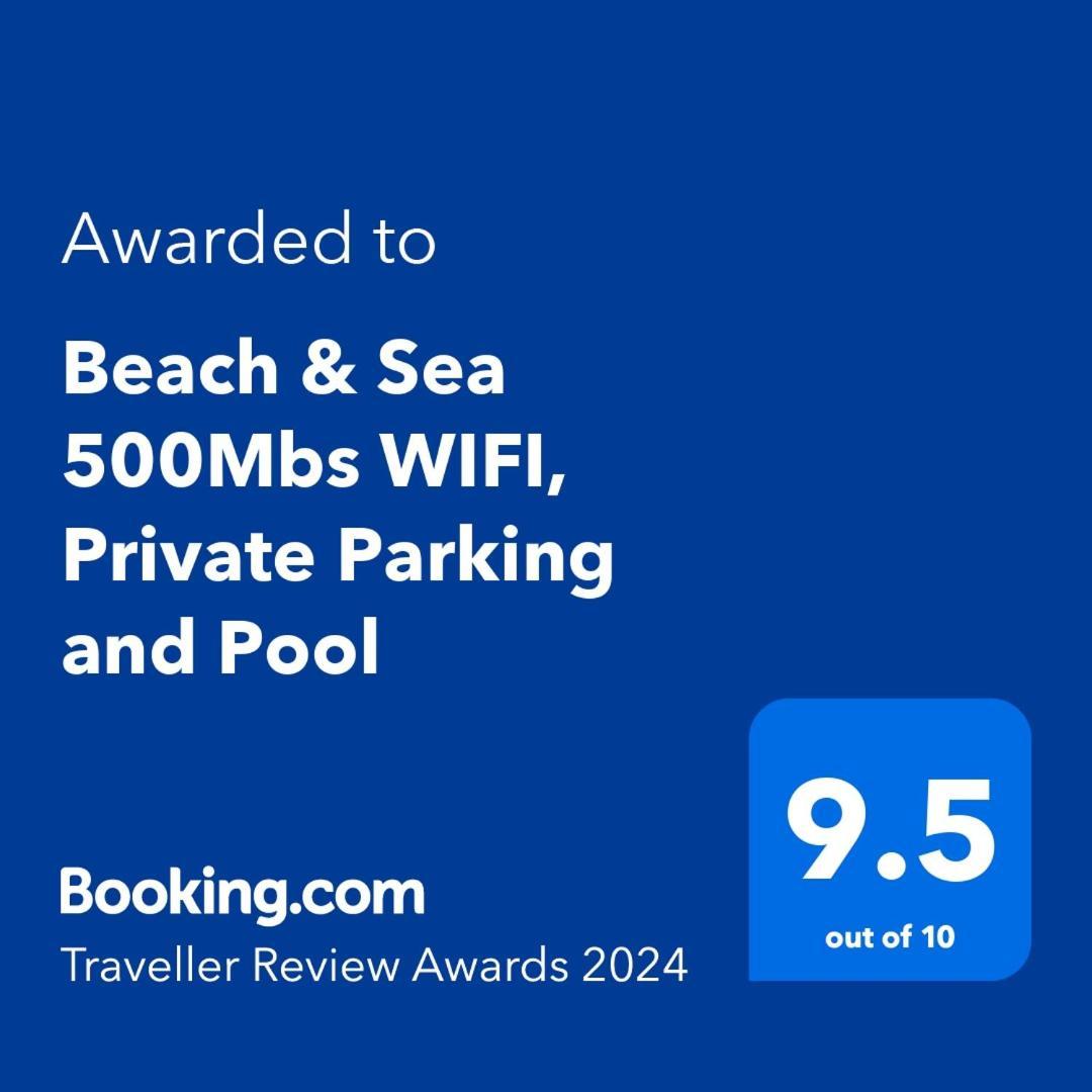 Beach & Sea Apt, Fast Wifi, Airco, Private Parking And Pool Portimão Extérieur photo